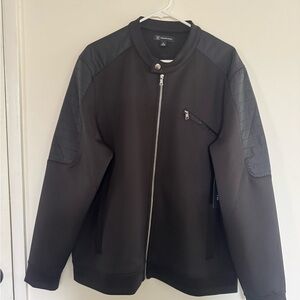 NEW INC Men's moto Black Jacket